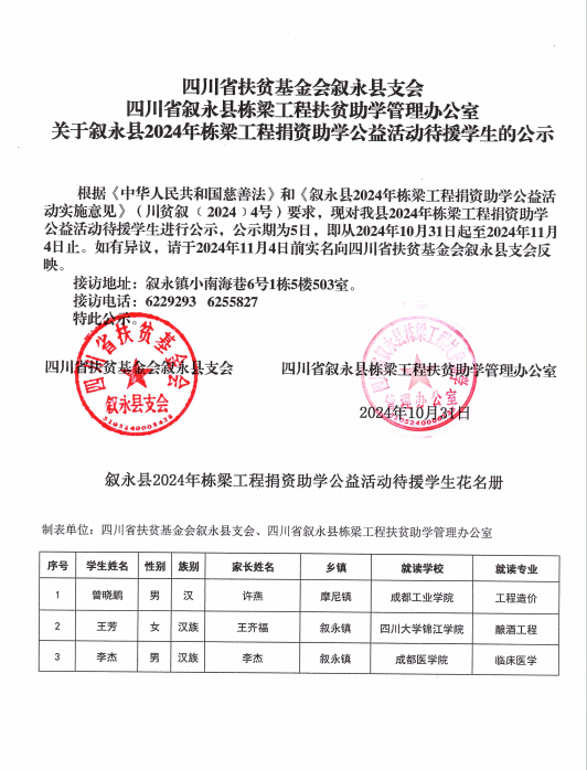 捐款的公示_栋梁工程公益事业申请书怎么写_